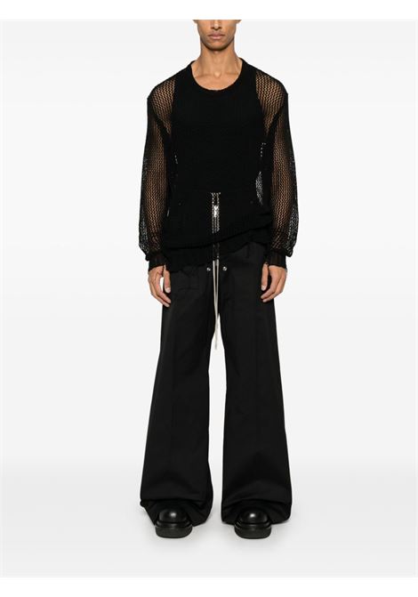 bela wide pants man black RICK OWENS | RU01F2366 TE09